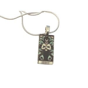 Disney Ursula Pendant Necklace with Black and Silver